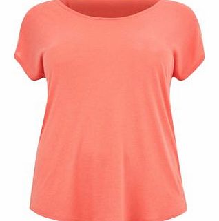 Inspire Coral Plain T-Shirt 3322027