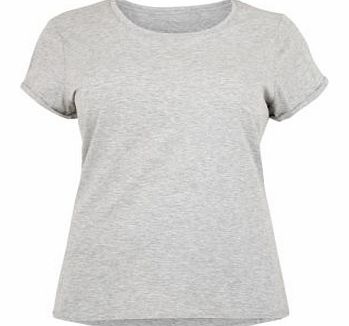 Inspire Grey Roll Sleeve T-Shirt 3269881