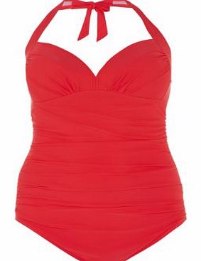 New Look Inspire Red Halterneck Swimsuit 3082239