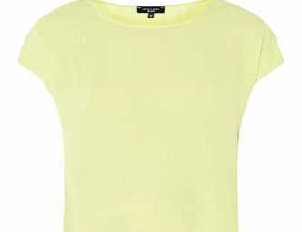 Petite Lime Green Crop T-Shirt 3125140