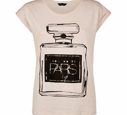 New Look Pink Paris Perfume Bottle T-Shirt 3374977