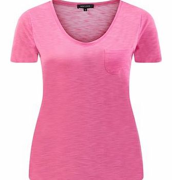 Pink Pocket Front T-Shirt 3228305