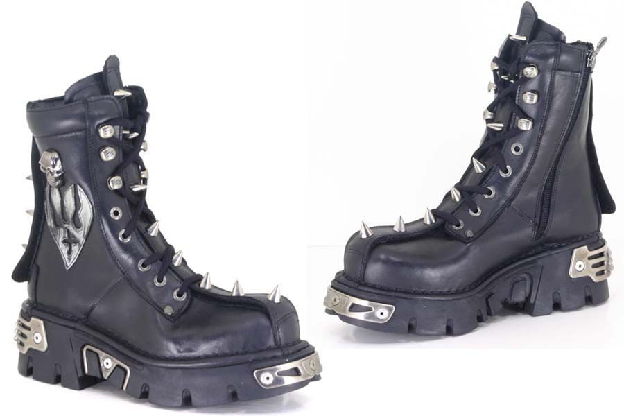 New Rock Boots - 136 - Black