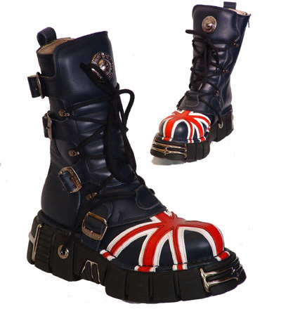 New Rock Boots - 184 - Union Jack