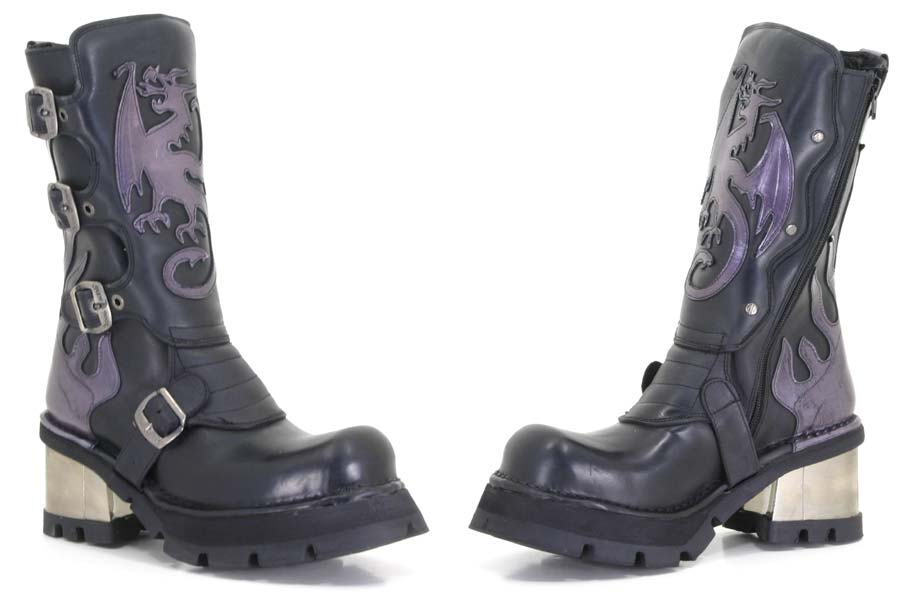 New Rock Boots - 362 - Purple