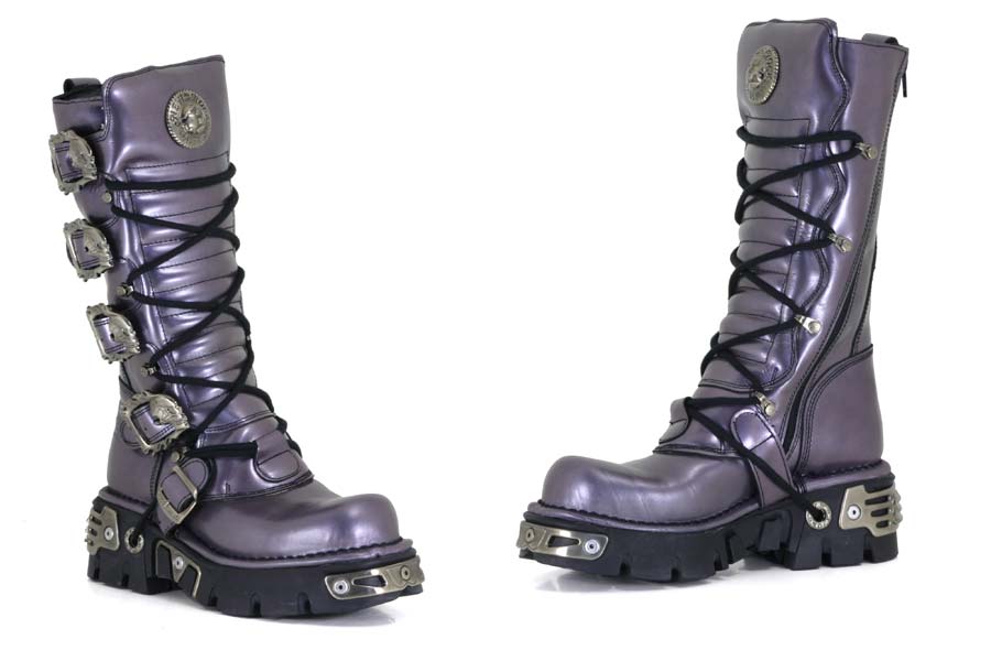 New Rock Boots - 402 - Purple