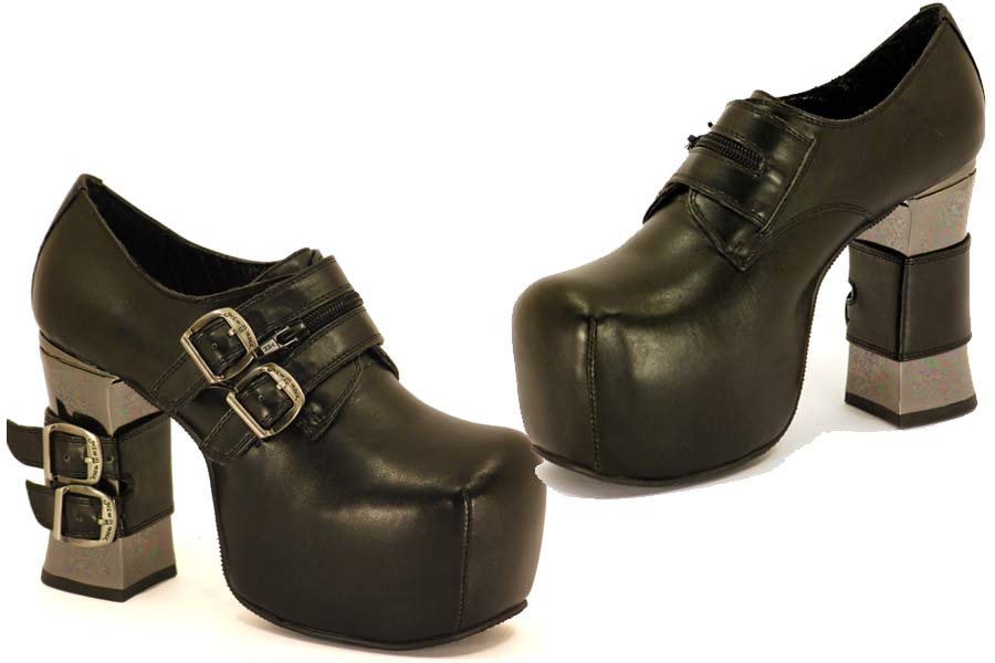 New Rock Boots - 45684 - Black Nappa