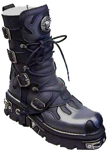 New Rock Boots - 591 - Black with 3 Great Colours
