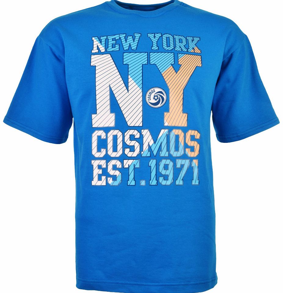 New York Cosmos Established 71 T-Shirt - Blue