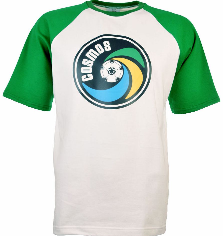 New York Cosmos Logo T-Shirt - White/Green