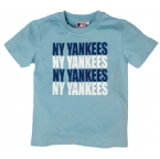 NYY Infant Printed Graphic T-Shirt Light Blue
