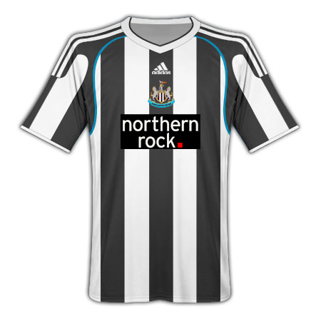 Adidas 09-10 Newcastle home shirt