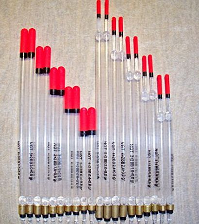 NGT Set of 20 Loaded Crystal Waggler Floats