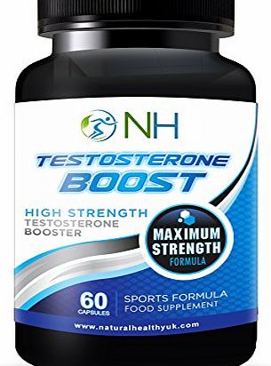NH Supplements TESTOSTERONE BOOST PILLS - HIGH STRENGTH MUSCLE LEAN CAPSULES