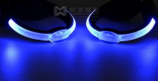 nice life Original Outdoor Sports Running Shoe Clips Multipurpose USB Rechargeable Outdoor Sports Waterproof LED Luminous Safety Shoe Accessories 60 Hours of Electricity 2 Pack (Red)