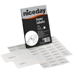 Niceday Laser Labels 99.1 x 93.1mm 6 Labels Per