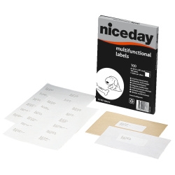 Niceday Multifunctional Labels 105 x 57mm 10