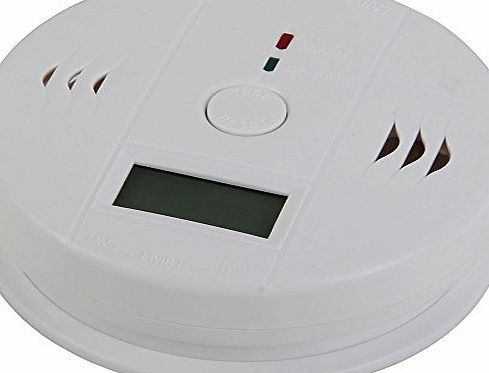 niceEshop (TM) LCD CO Carbon Monoxide Detector Alarm Sensor (White)