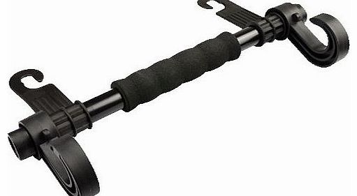 niceEshop (TM) PP Double Row Multifunction Car Seat Hook Organizer Hanger (Black)