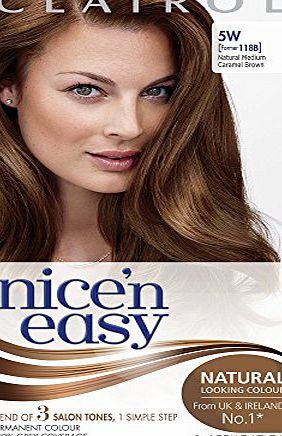 Nicen Easy Clairol Nice n Easy Permanent Hair Colour - 118B Natural Medium Caramel Brown