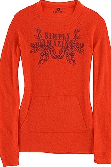 Nickel Cashmere blend slogan sweater
