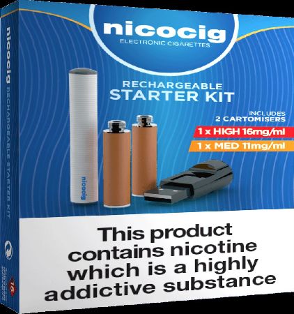 NicoLites, 2102[^]0077416 Nicocig Rechargeable Starter Kit