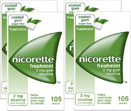 Nicorette, 2102[^]0071212 2mg Fresh Mint Gum - 420 Pieces