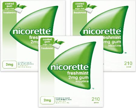 Nicorette, 2102[^]0104512 2mg Freshmint Gum - 630 Pieces