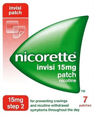 Nicorette, 2041[^]10087629 Invisi 15mg Patch - 7 patches 10087629