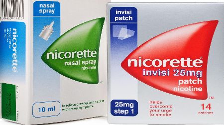 Invisi 25mg Patch + Nicorette Nasal