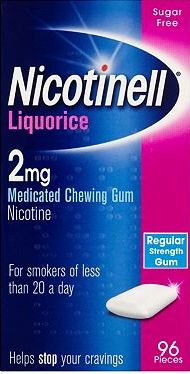 Nicotinell, 2041[^]10028530 Liquorice 2mg Chewing Gum Nicotine