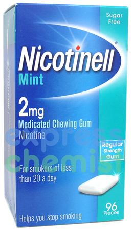 Nicotinell MINT Chewing Gum 2mg (96 pieces)