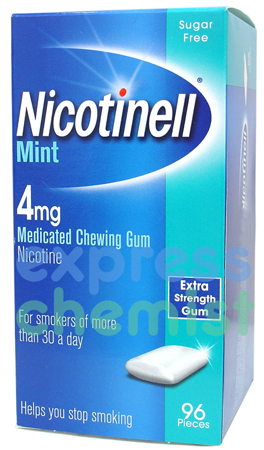 Nicotinell MINT Chewing Gum Strong 4mg x96 pieces