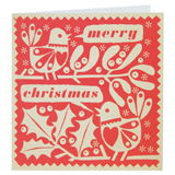 Nigel`s Eco Store 10 pack of Recycled Christmas cards - 5 red