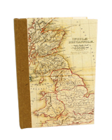 Nigel`s Eco Store A5 Recycled Map Notebook - smart handy little