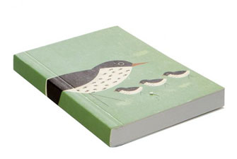 Nigel`s Eco Store Birdy Notebook - Thrush