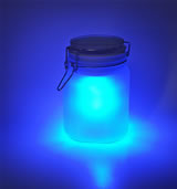 Nigel`s Eco Store Moon Jar - glows blue at night