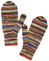 Nigel`s Eco Store Multicoloured Mittens - fairtrade recycled wool