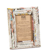 Nigel`s Eco Store Re-used Newspaper Photo Frame: 6 x 4 inch - a