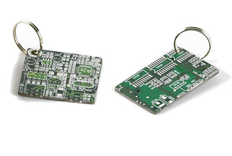 Recycled Circuit Board Keyring