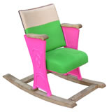 Rocky recycled cinema chair