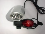 Nigel`s Eco Store Wind Up Bicycle Front and Rear lights - easy