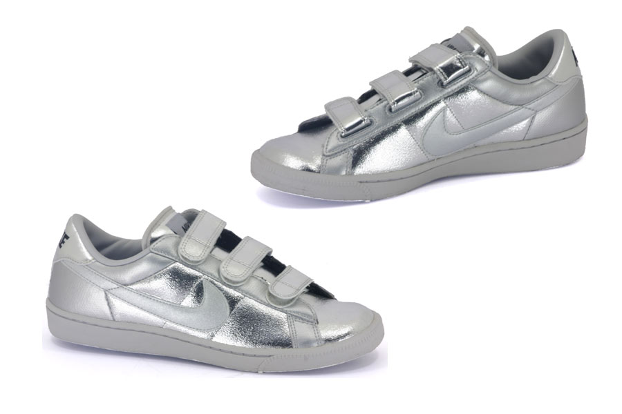 Silver Nike Trainers