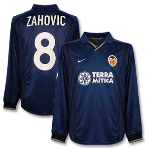 Nike 00-01 valencia Away C/L L/S Shirt   Zahovic No.