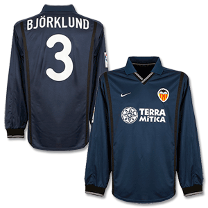 00-01 Valencia Away L/S Shirt + Bjorklund No.3 -