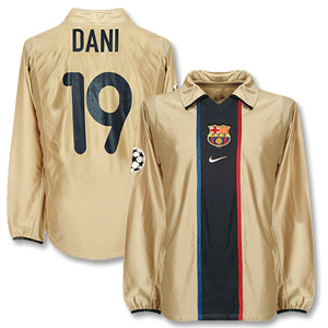 Nike 01-02 Barcelona Away C/L L/S Shirt   Dani 19 - Players