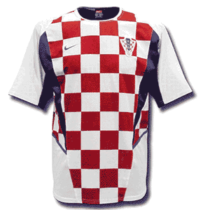 02-03 Croatia Home shirt - replica version