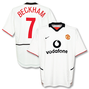 Nike 02-03 Man Utd Away Shirt   C/L Beckham No.7
