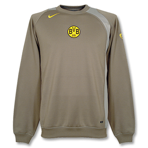 04-05 Borussia Dortmund L/S Crew Training Top - Grey