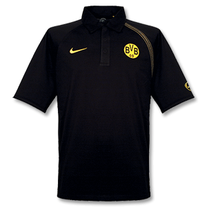 Nike 04-05 Borussia Dortmund Polo shirt - Black